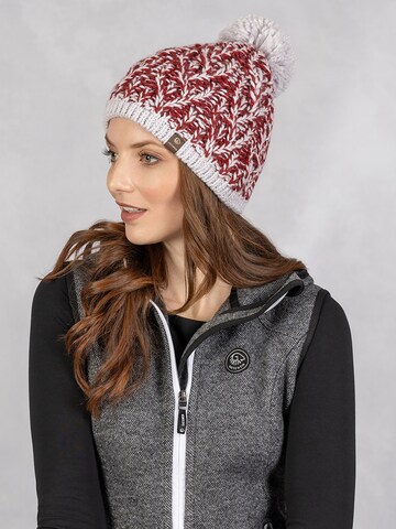 GIESSWEIN Beanie 'Seeköpfle' in Red: front