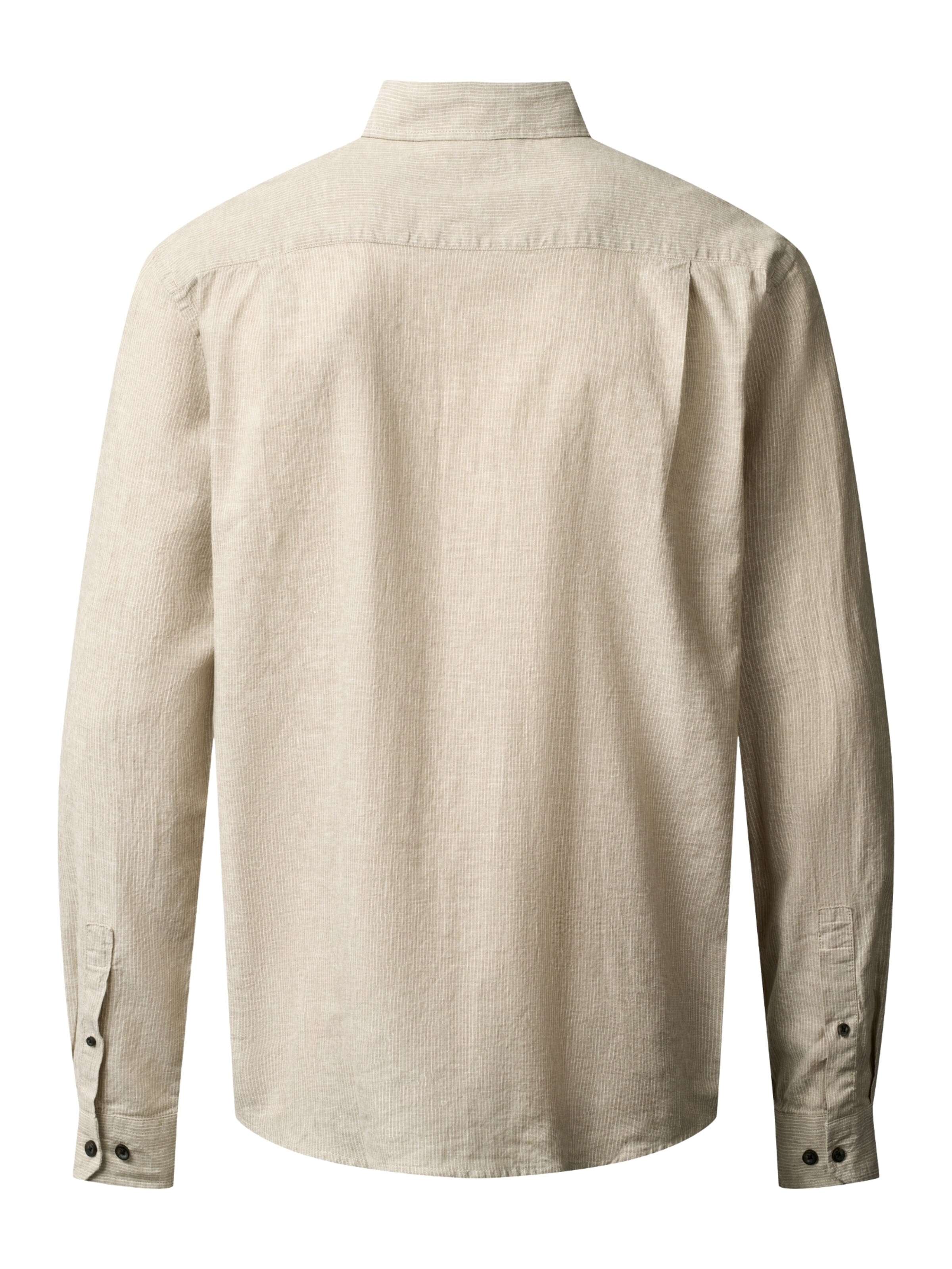 MCS Regular Fit Skjorte 'Pasadena' i beige