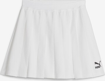 PUMA Athletic Skorts in White: front