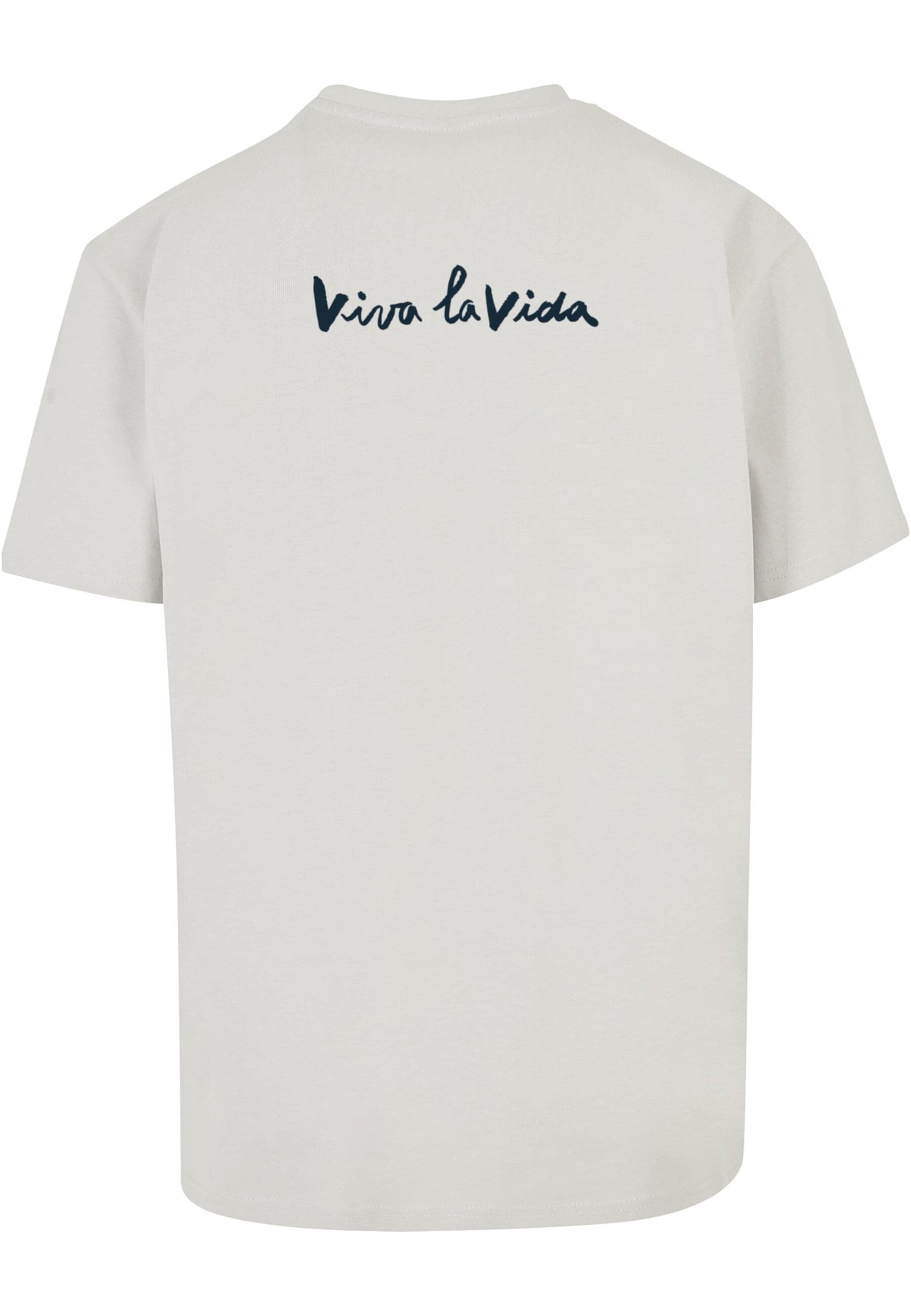 Merchcode Shirt 'Viva La Vida 2' in Grey
