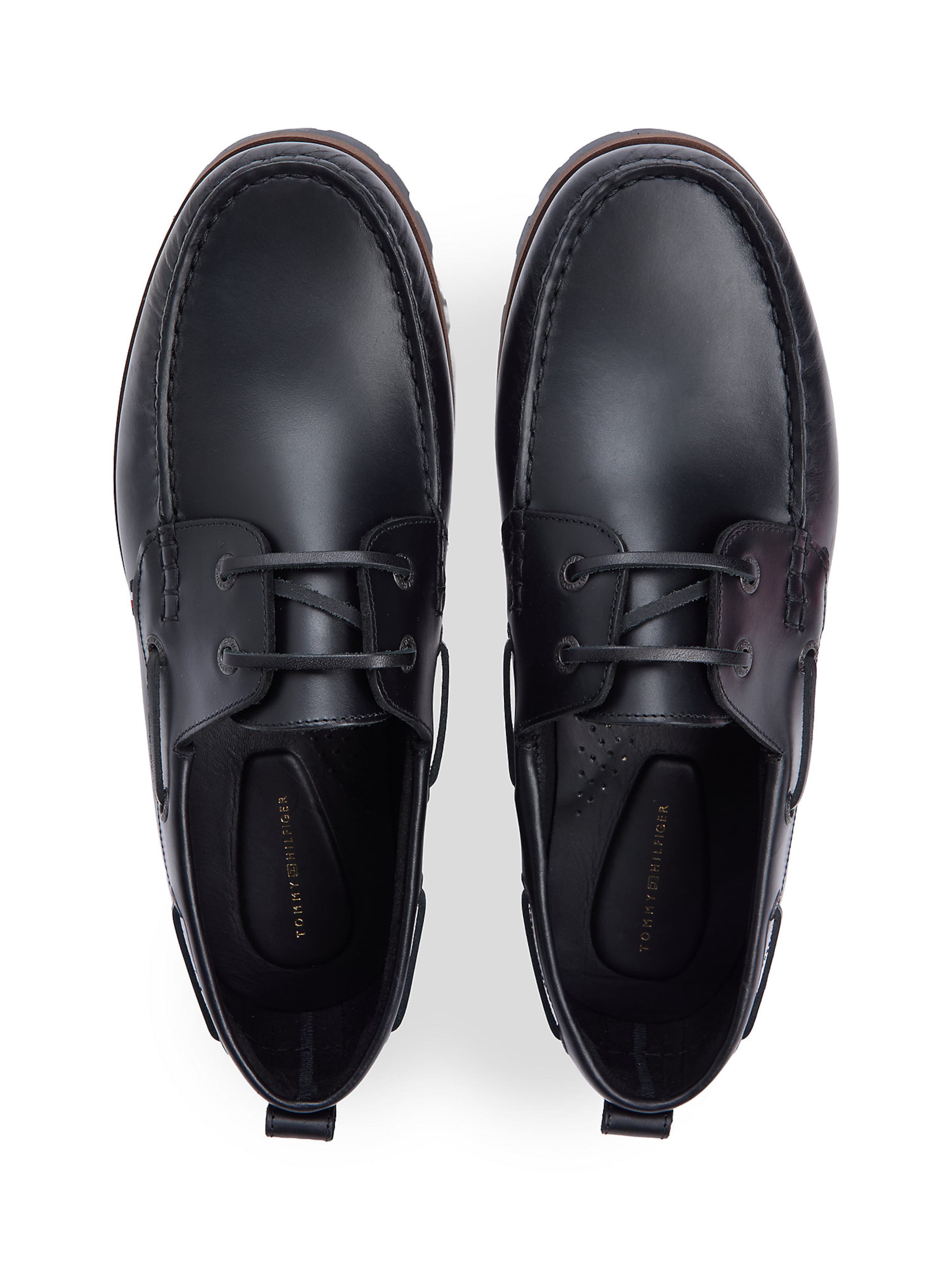 TOMMY HILFIGER Mocassins in Zwart