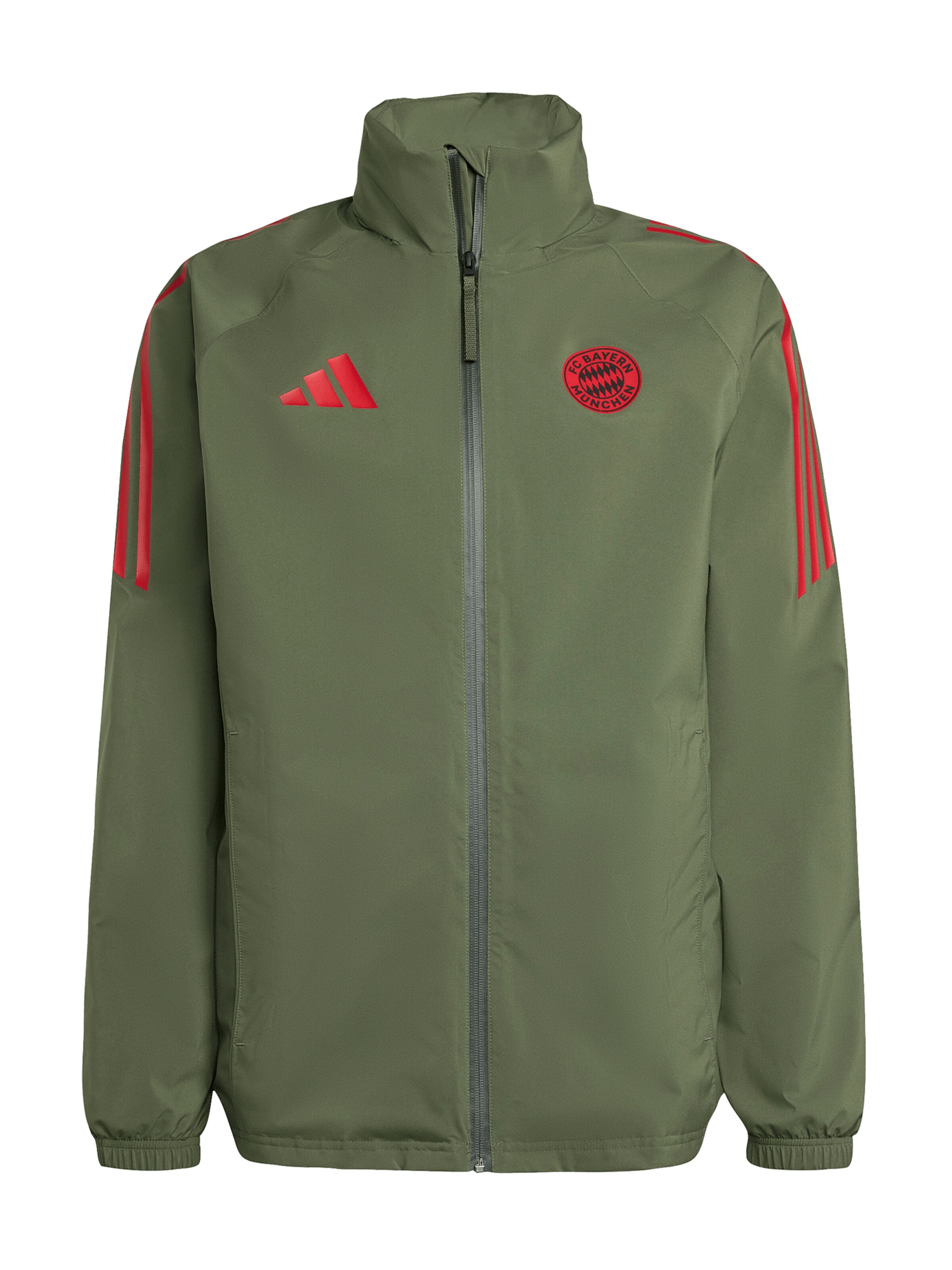 ADIDAS PERFORMANCE Training Jacket in Green: front