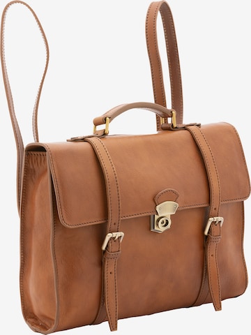 Viola Castellani Backpack in Brown: front