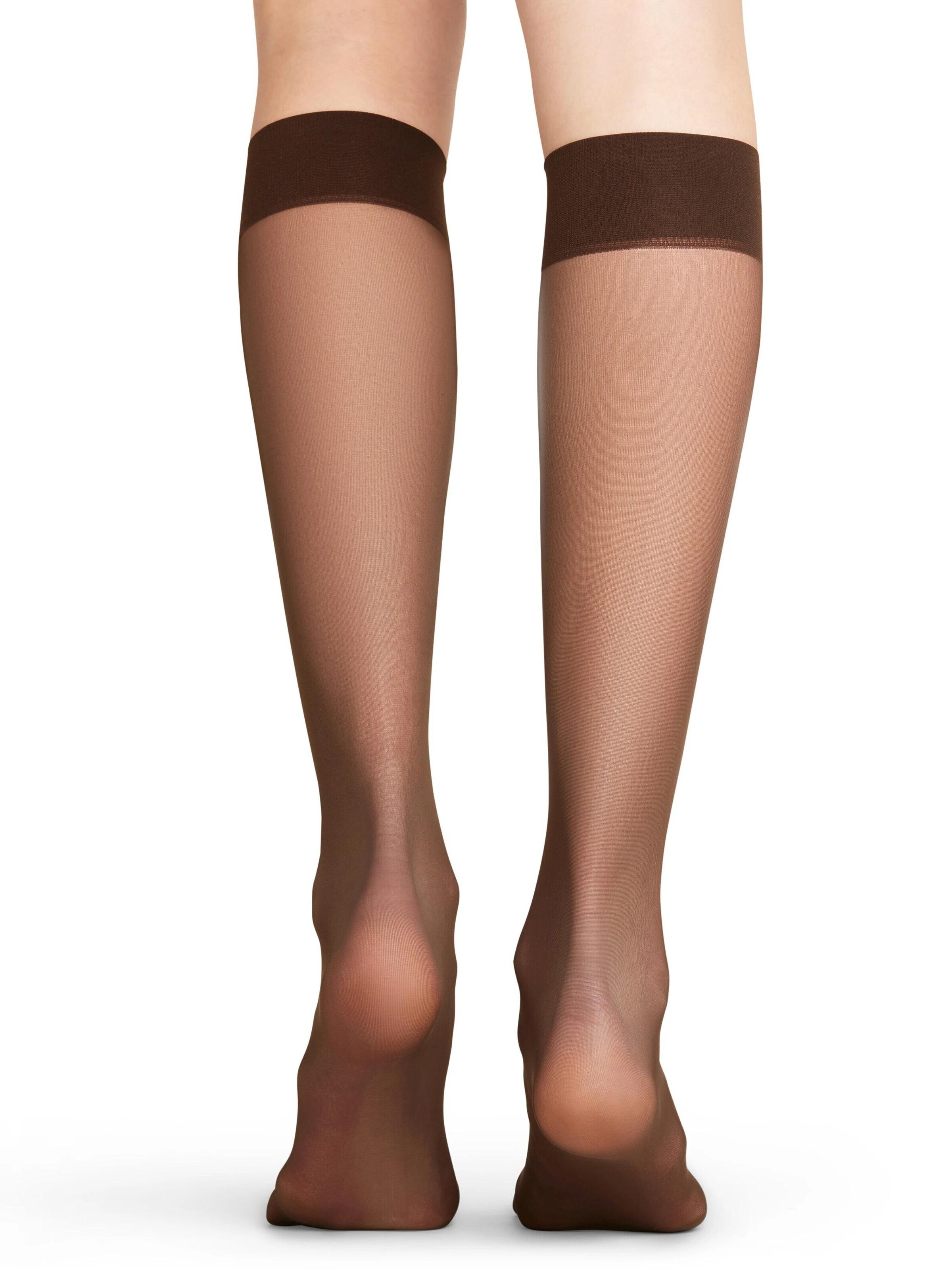 FALKE Overknee Strümpfe 'Matt Deluxe'‌‌‌‌‌‌‌‌‌‌ in Braun
