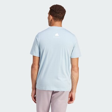 ADIDAS SPORTSWEAR Performance Shirt 'All Day I Dream About...' in Blue