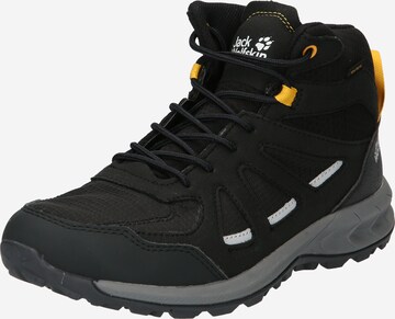 JACK WOLFSKIN Boots 'Woodland 2' in Black: front