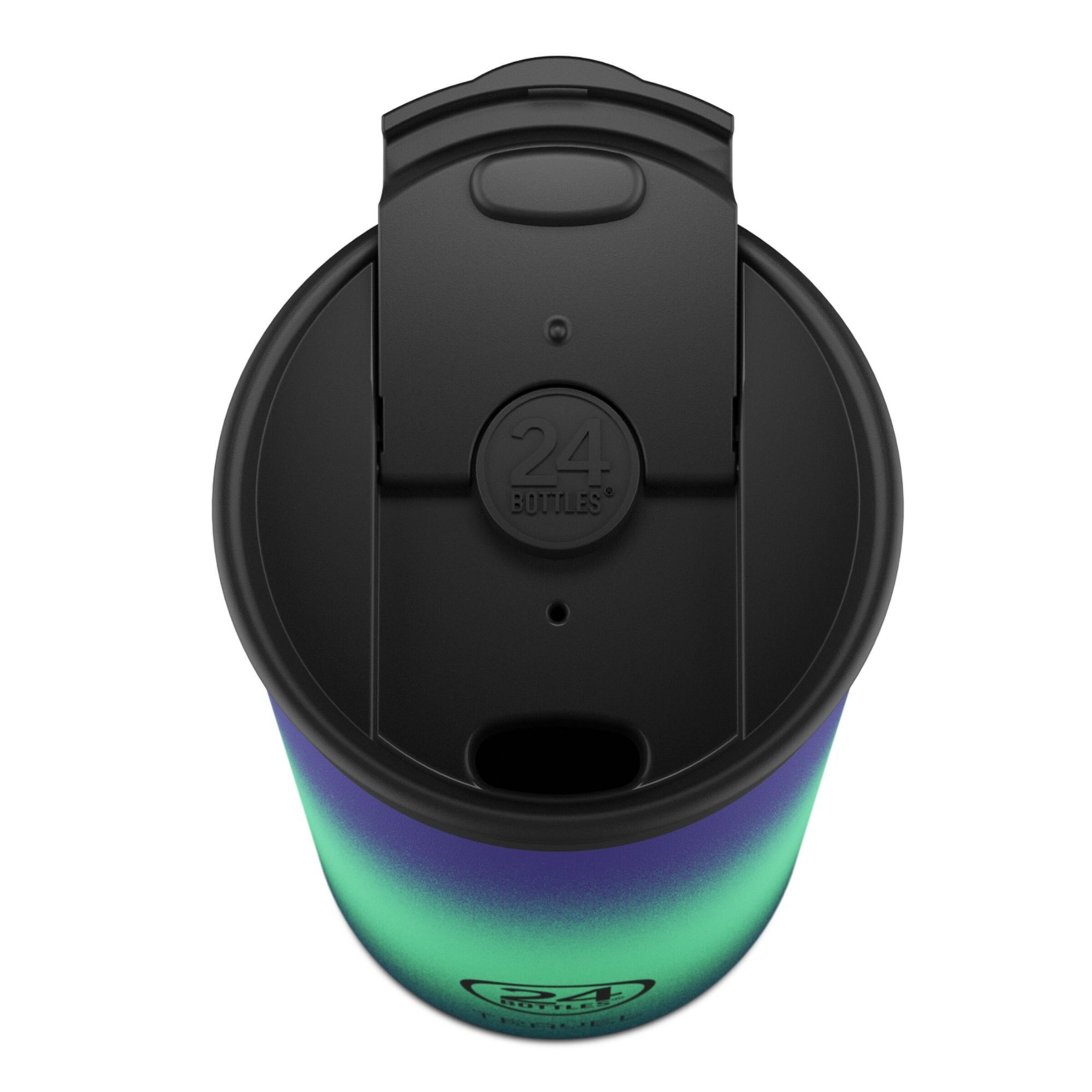 Borraccia 'Travel Horizon' di 24Bottles in verde