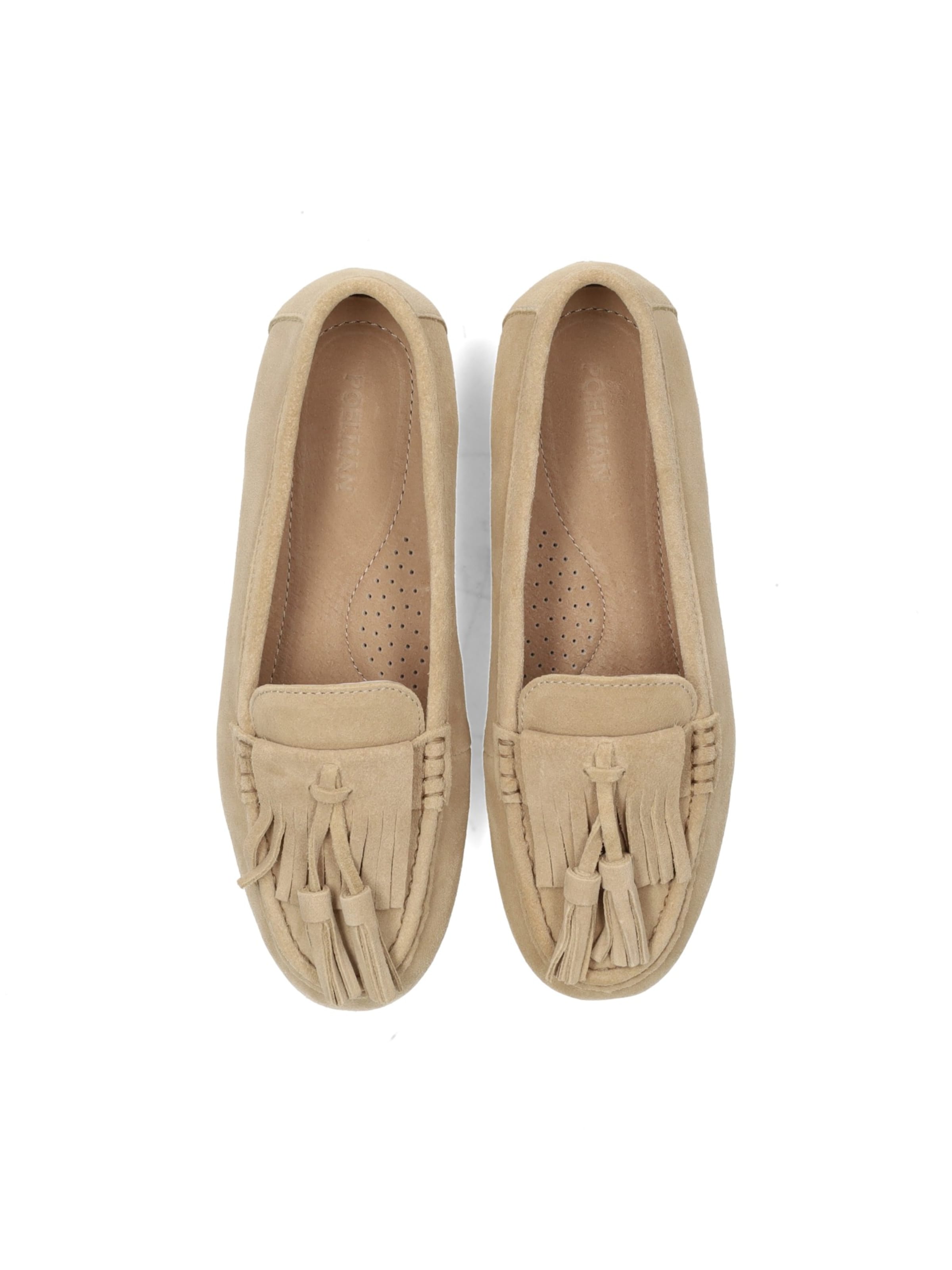 PS Poelman Mocassins 'Taya' in Beige