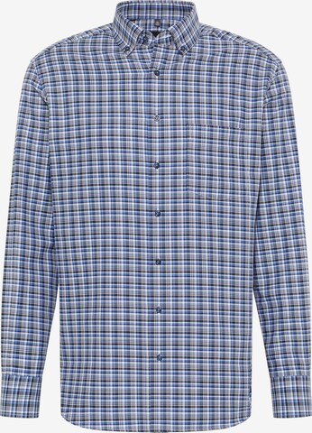 ETERNA Regular fit Button Up Shirt in Blue: front