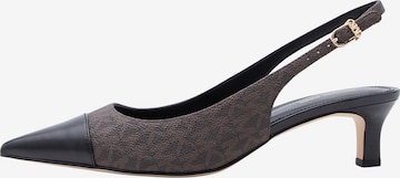 MICHAEL Michael Kors Remmiavokkaat 'AMARA' värissä ruskea: etupuoli