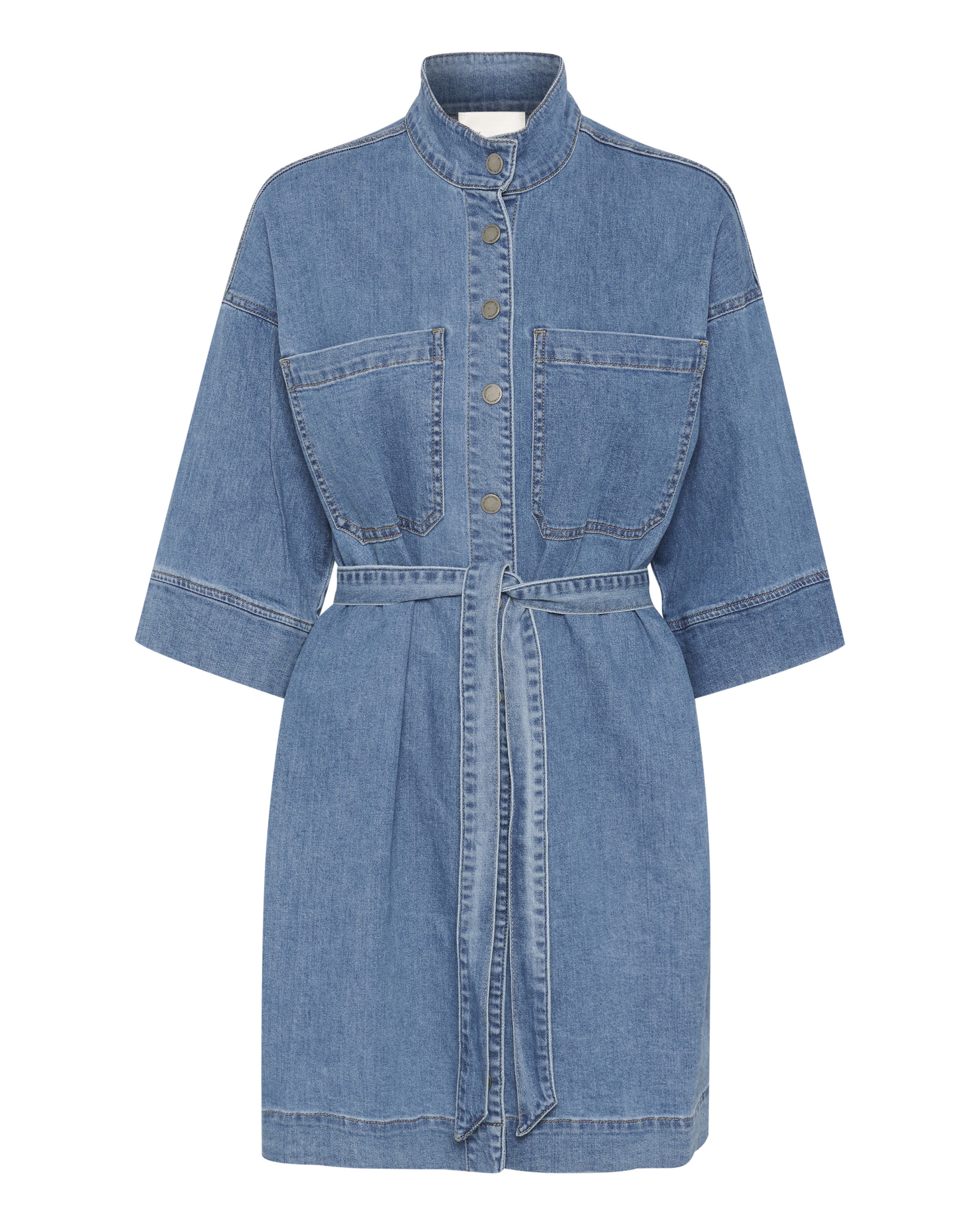 My Essential Wardrobe Blusekjole i blå: forside