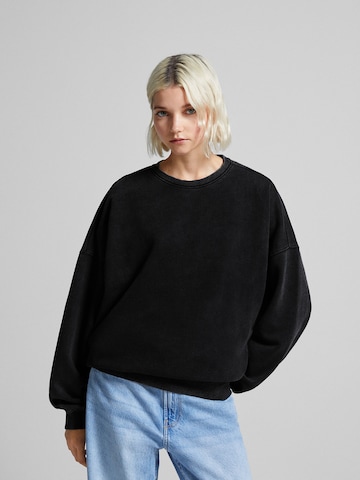Bershka Sweatshirt i sort: forside