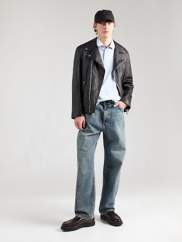 BOSS Shirt 'Plisy' in Blue