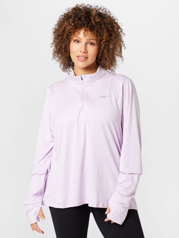 Nike Sportswear Funkční tričko – fialová: přední strana