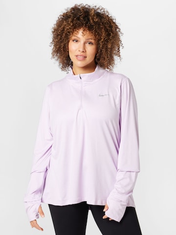 Nike Sportswear Koszulka funkcyjna w kolorze fioletowy: przód