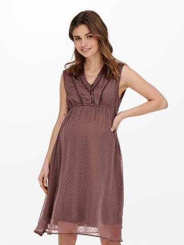 Only Maternity Dress 'Mama' in Pink: front