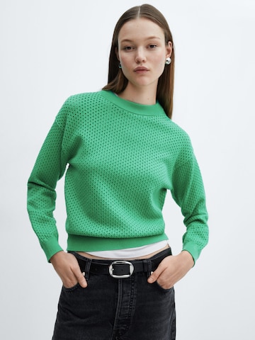 MANGO Pullover 'PAOLA' in Grün: predná strana