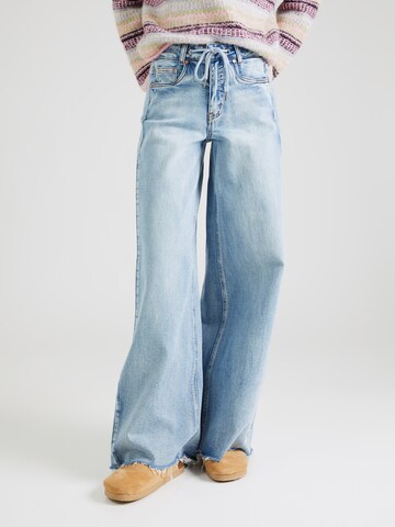 My Essential Wardrobe Wide leg Jeans 'Dango' in Blauw: voorkant