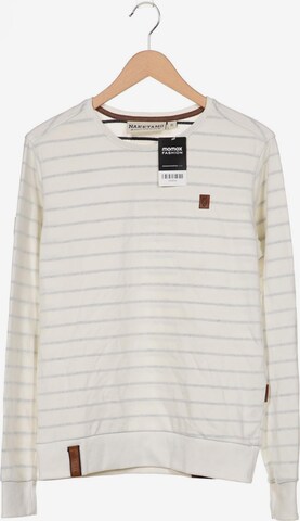 naketano Sweatshirt & Zip-Up Hoodie in S in White: front