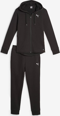 PUMA Tracksuit in Black: front