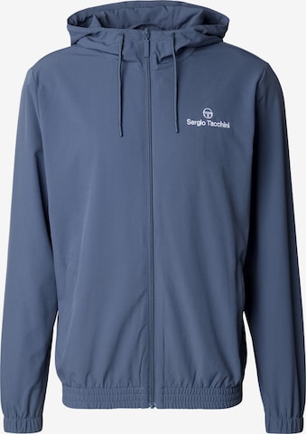 Sergio Tacchini Trainingsjack 'Carson' in Blauw: voorkant