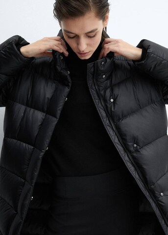 MANGO Winter Coat in Black