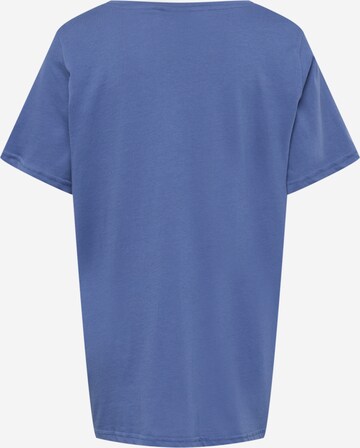 Zizzi T-Shirt 'TIFFANY' in Blau