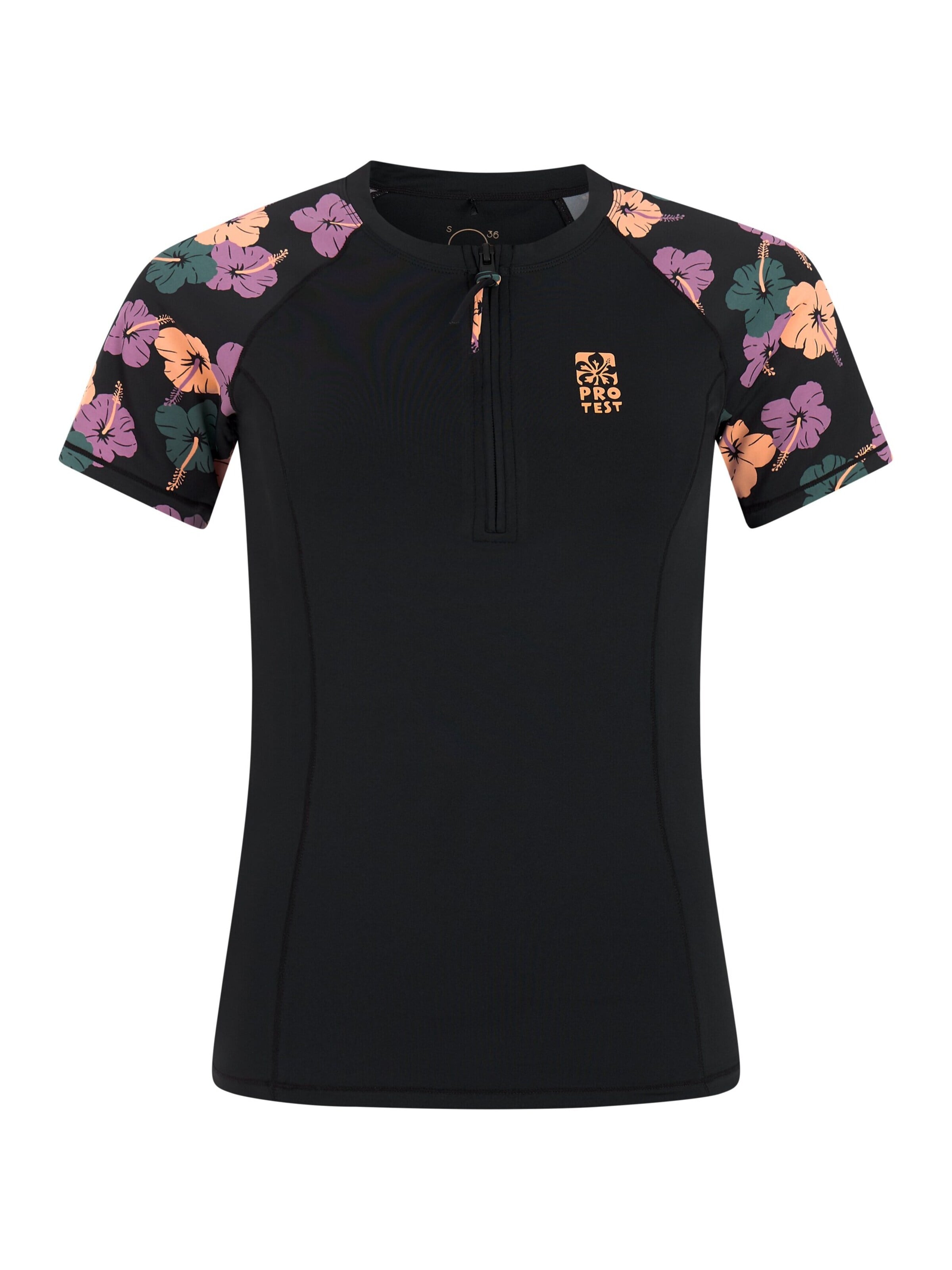 PROTEST Performance Shirt 'PRTNautic' in Black: front