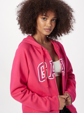 GAP Zip-Up Hoodie in Pink