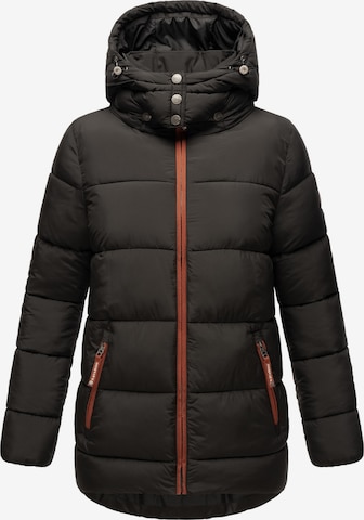 NAVAHOO Зимняя куртка 'Wattewölkchen' в Черный: спереди