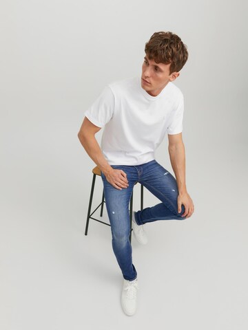 JACK & JONES Skinny Jeans 'LIAM ORIGINAL JOS' in Blau