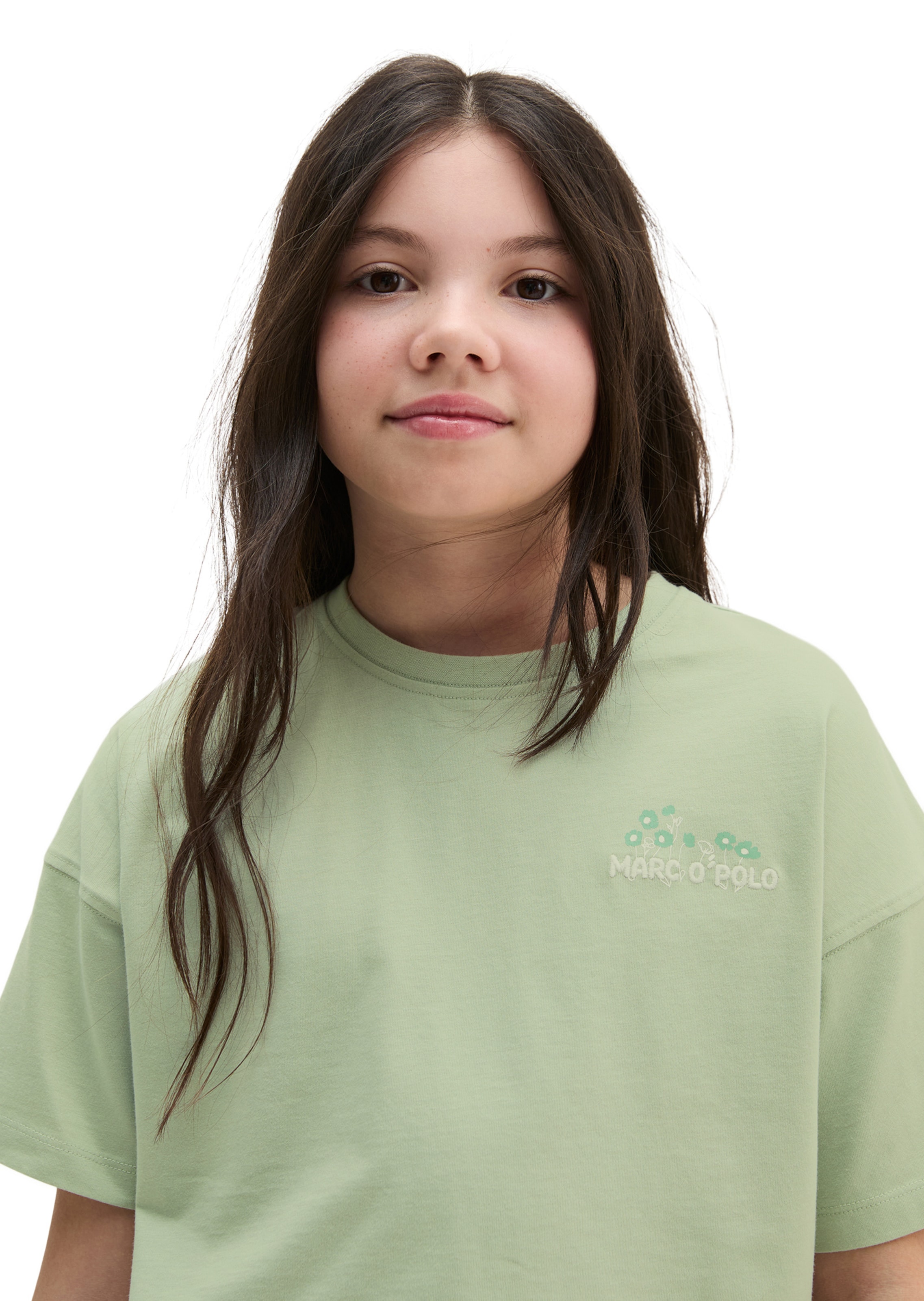 T-Shirt Marc O'Polo en vert : devant