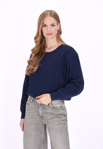 Sweat-shirt DreiMaster Vintage en bleu : devant
