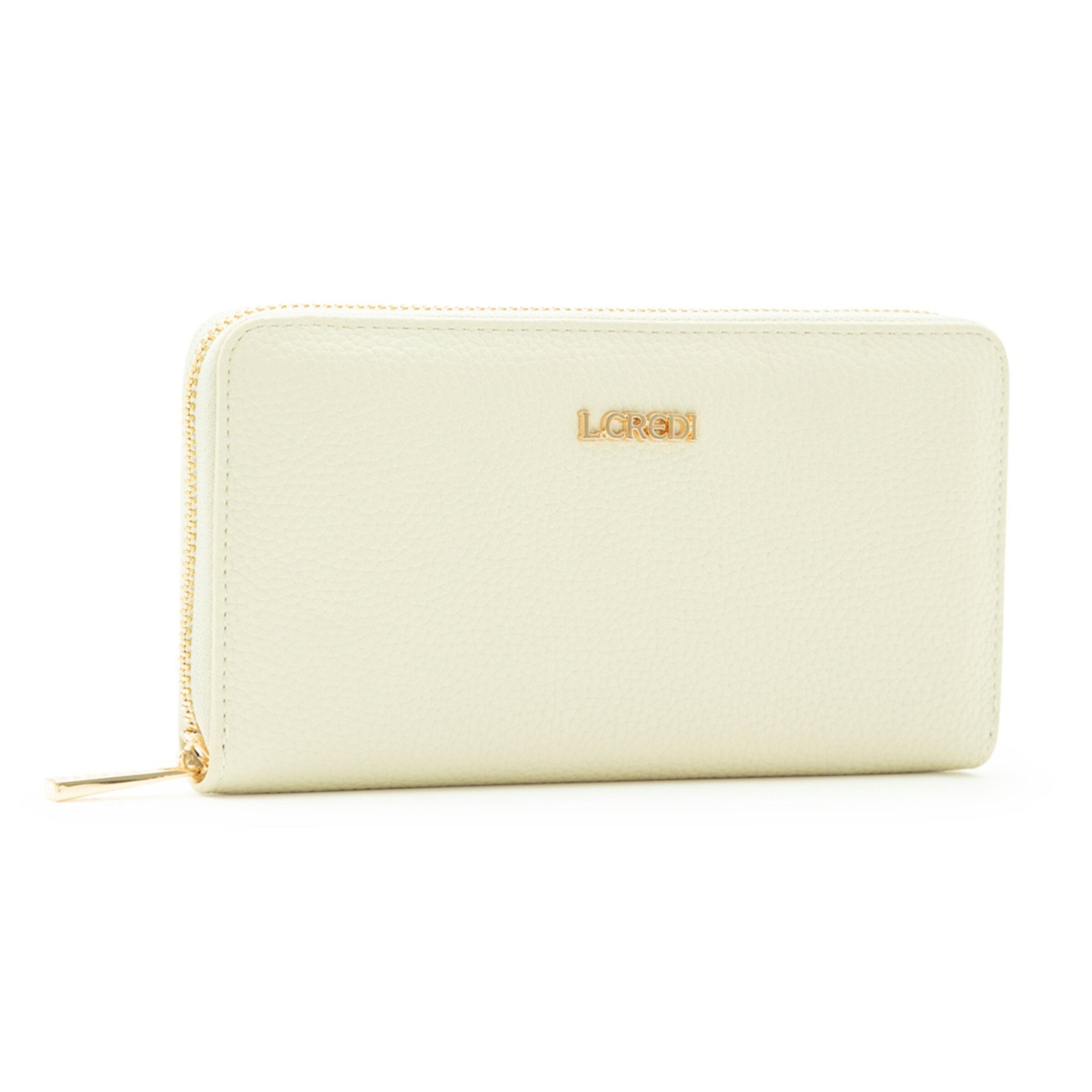 L.CREDI Wallet 'Perla' in Beige