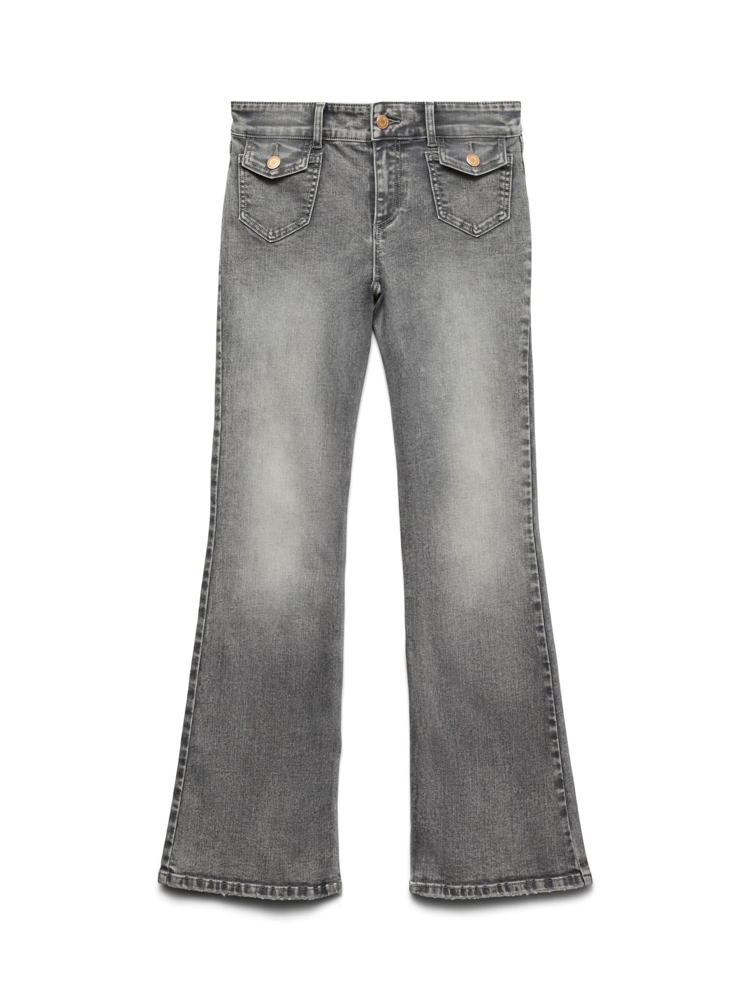 VERO MODA Flared Jeans in Grau: Vorderseite