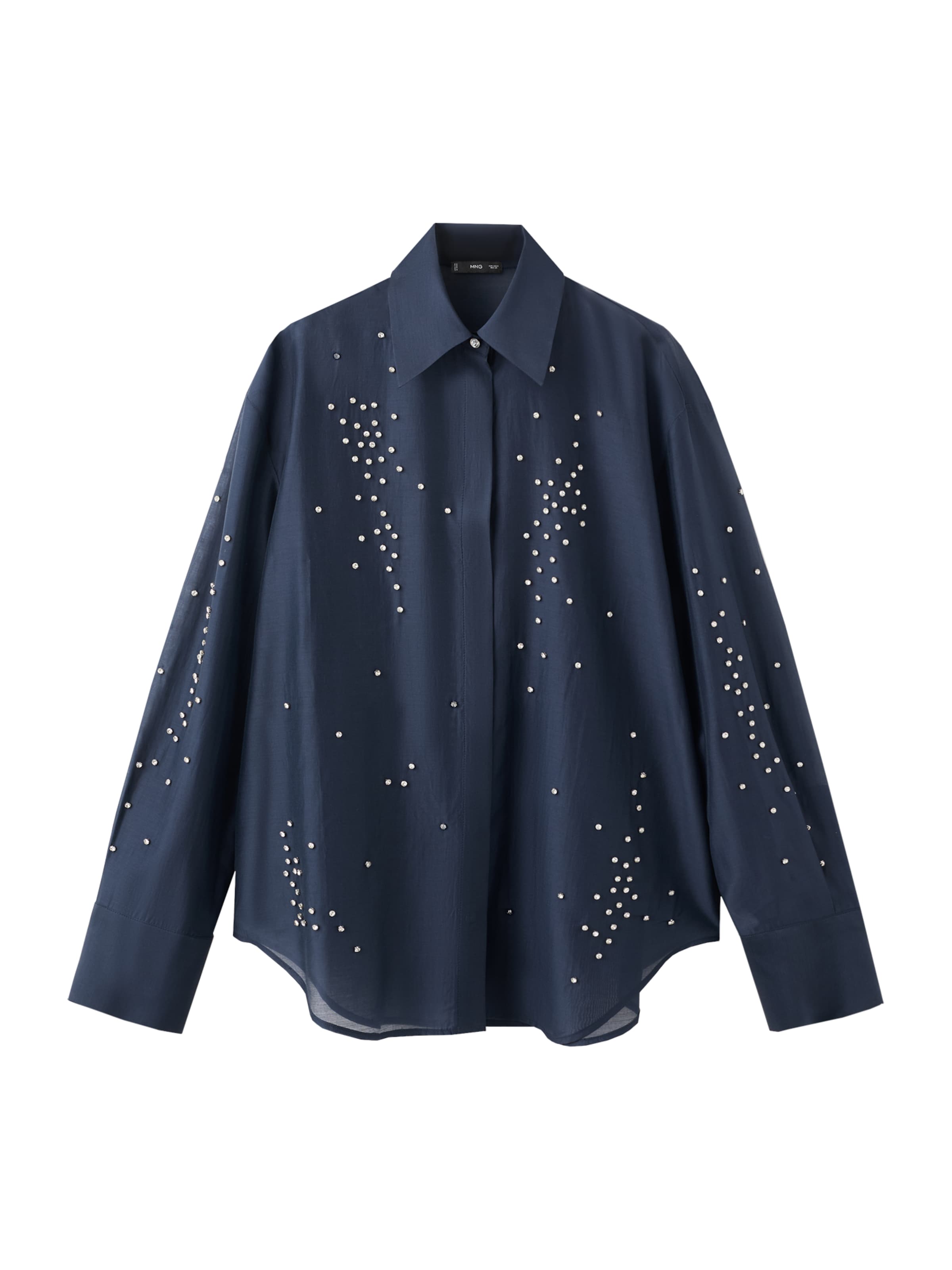 Camicia da donna 'Smokey' di MANGO in blu: frontale