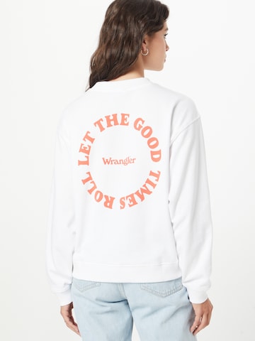 WRANGLER Sweatshirt in Weiß