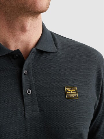 Maglietta 'Polo shirt in jersey with stripe pattern' di PME Legend in blu