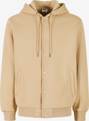 Giacca di felpa di Urban Classics in beige: frontale