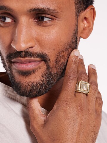 Lucardi Ring in Gold: front