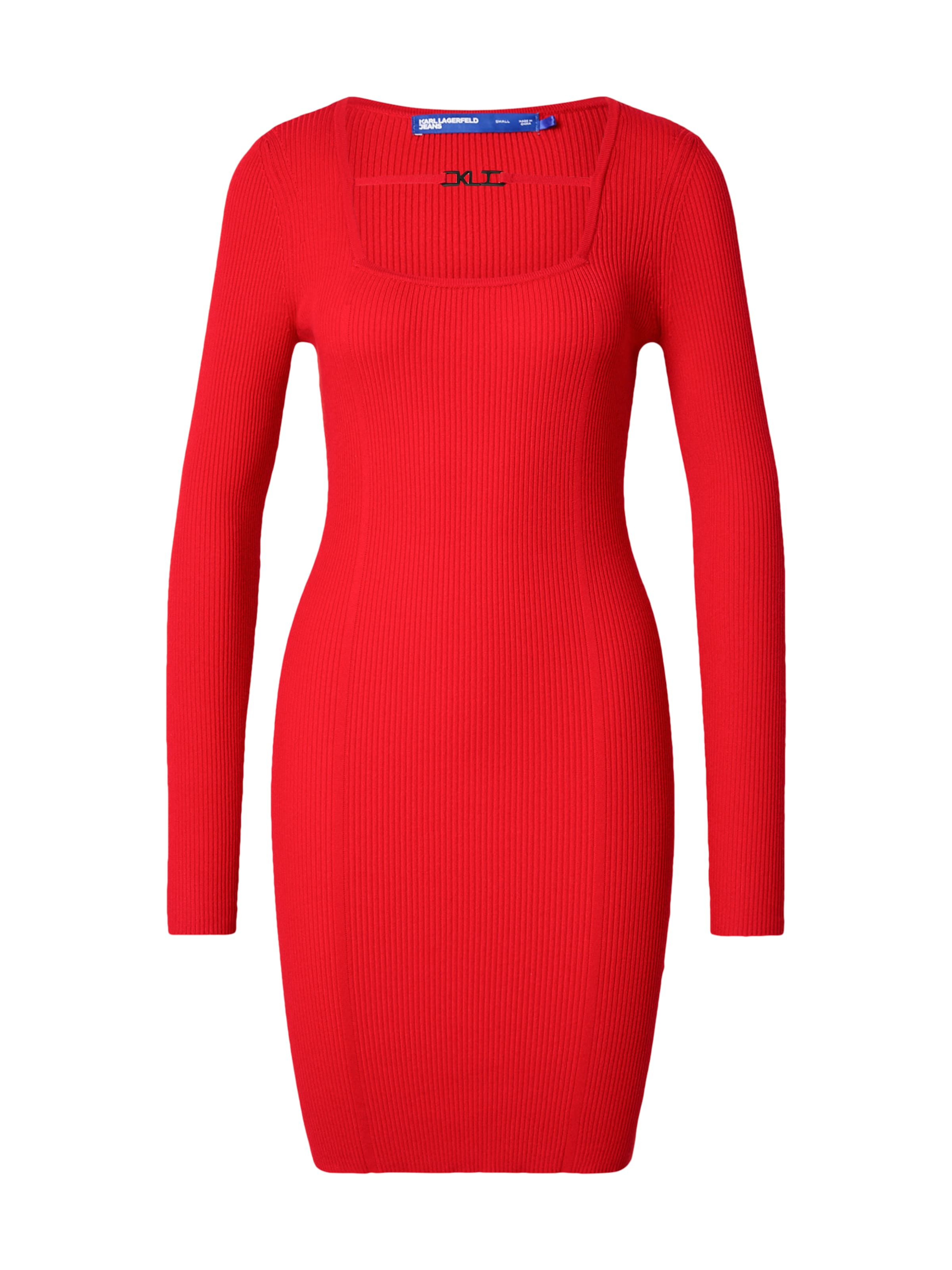 Abito in maglia di KARL LAGERFELD JEANS in rosso: frontale