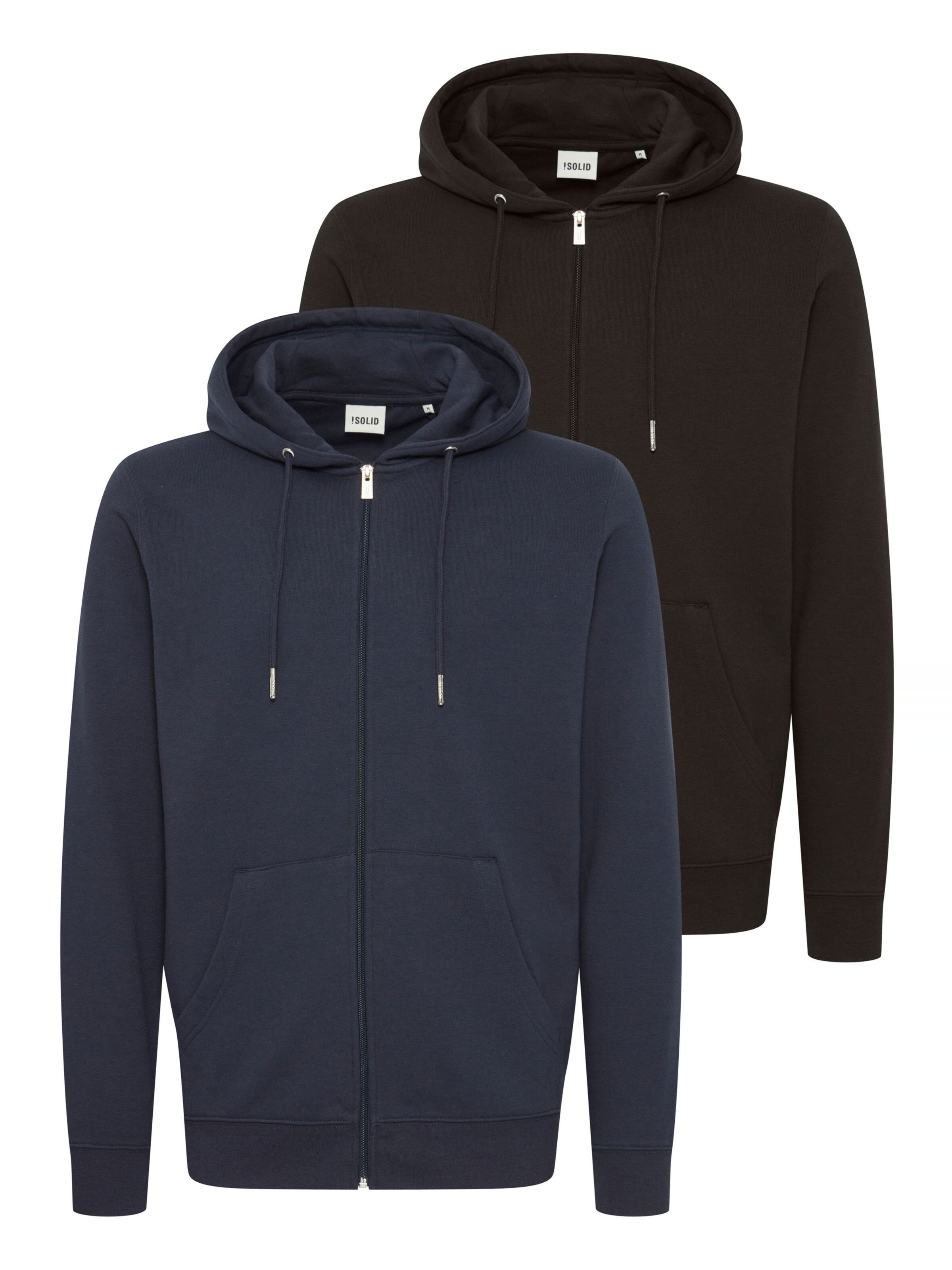 !Solid - Casaco em moletão 'Colineareg' em azul: frente