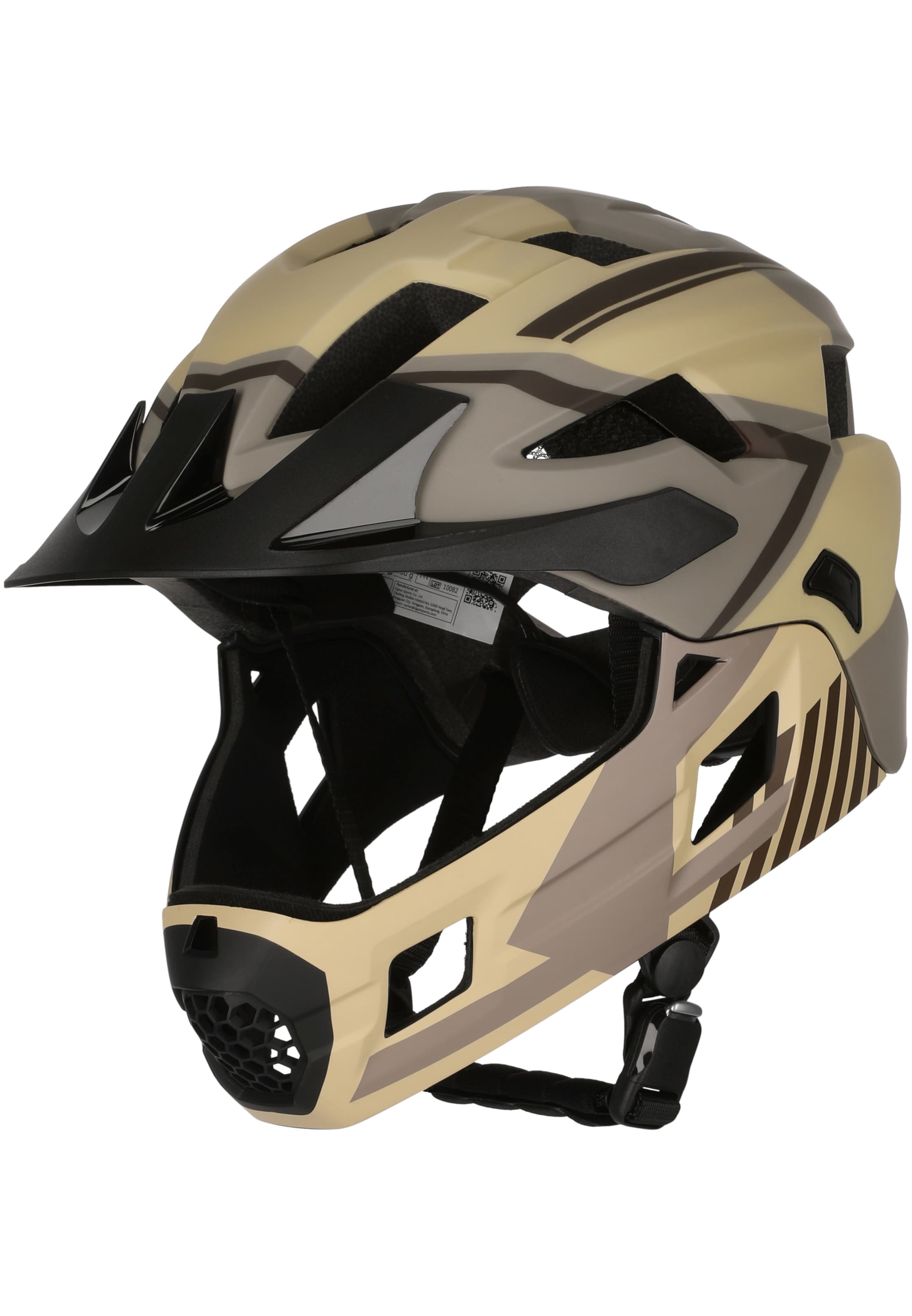 Crazy Safety Helmet 'Tital' in Beige: front