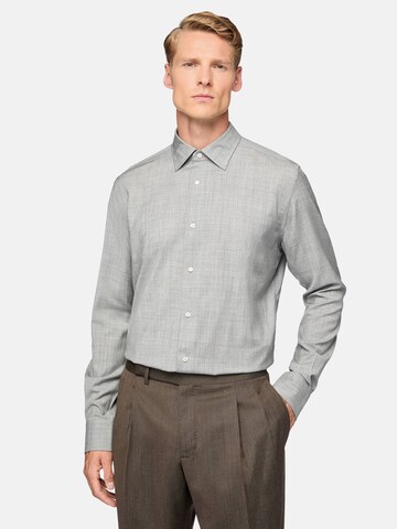 Boggi Milano Regular fit Srajca | siva barva: sprednja stran