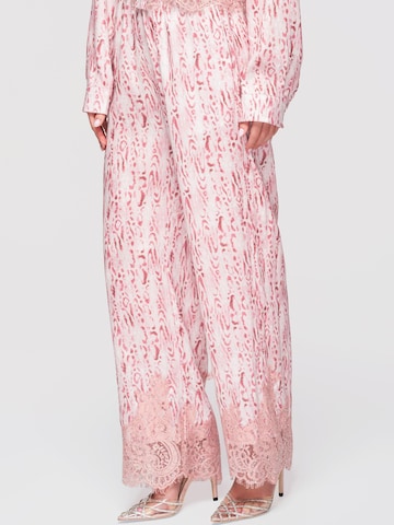 Ombre Wide leg Broek in Roze