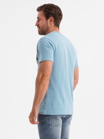 Ombre Shirt in Blauw