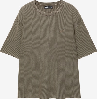 Pull&Bear Neulepaita värissä khaki, Tuotenäkymä