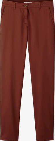 hessnatur Chino kalhoty – červená: přední strana