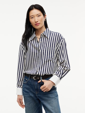 Chemisier TOMMY HILFIGER en bleu : devant