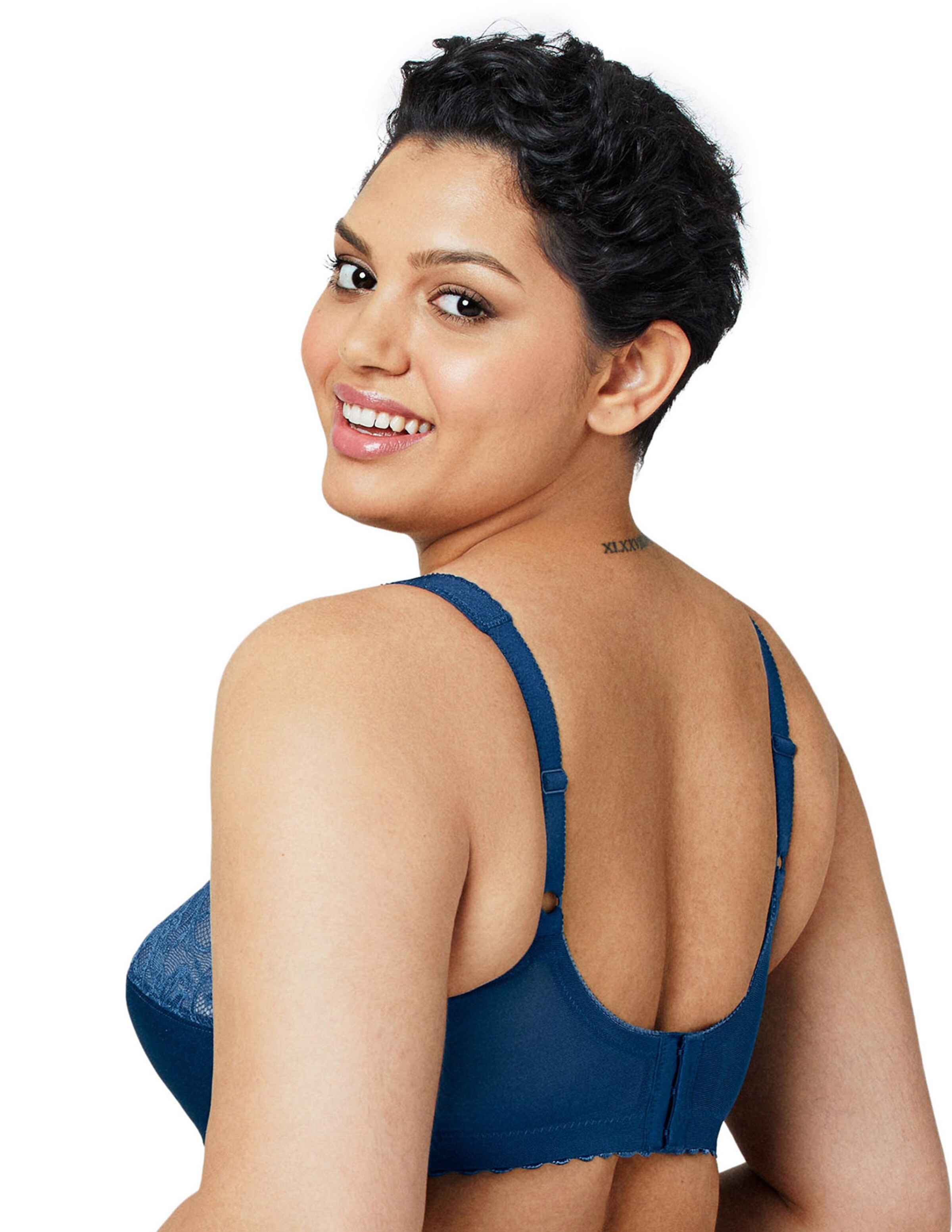 GLAMORISE Minimiser Bra in Blue